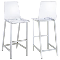 Acrylic & Chrome Bar Stool