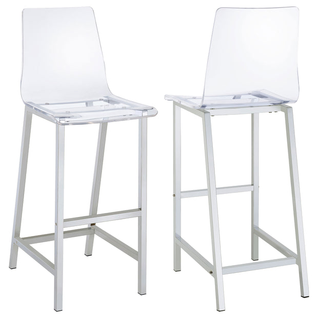 Acrylic & Chrome Bar Stool