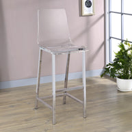 Acrylic & Chrome Bar Stool