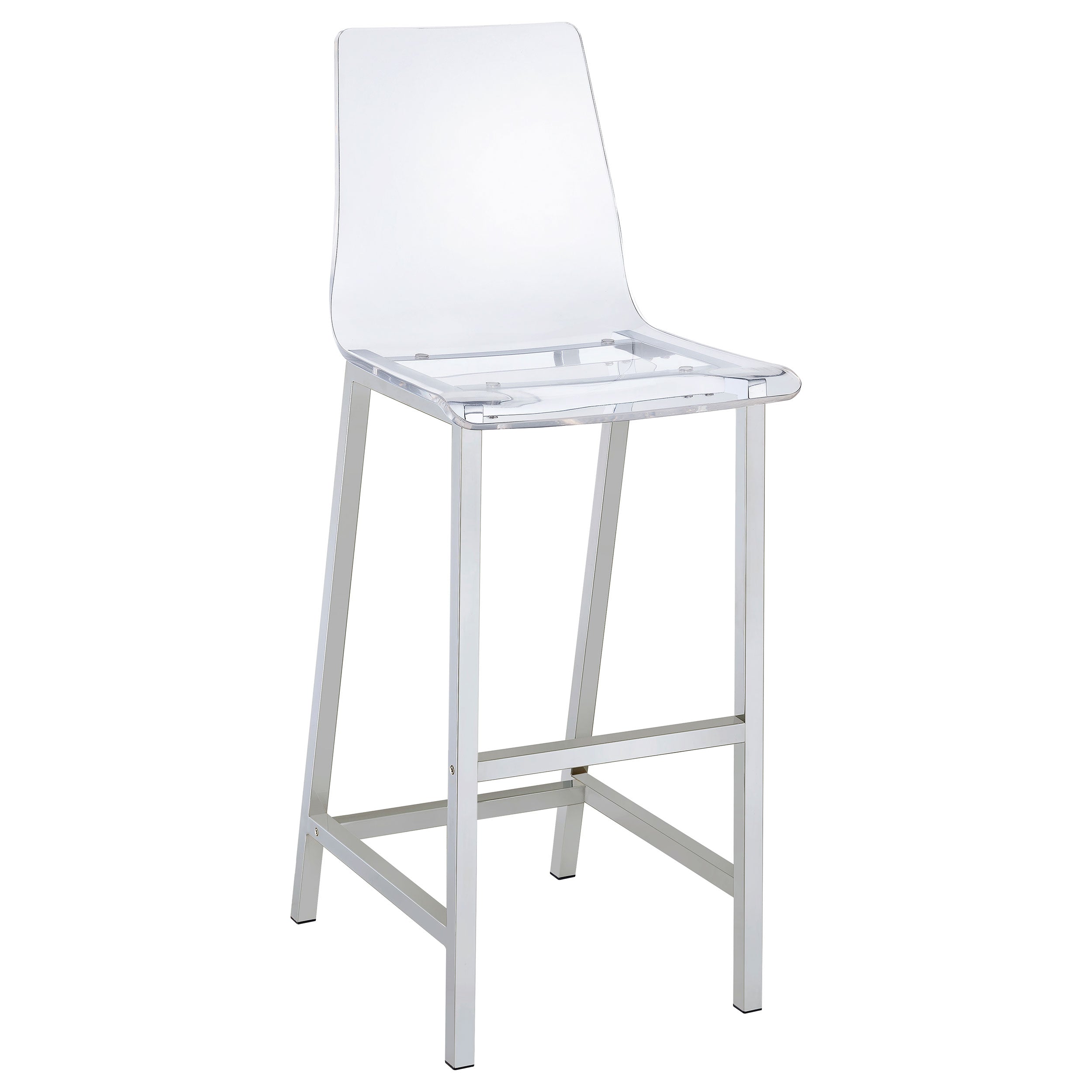 Acrylic & Chrome Bar Stool