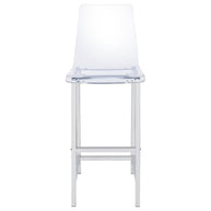 Acrylic & Chrome Bar Stool