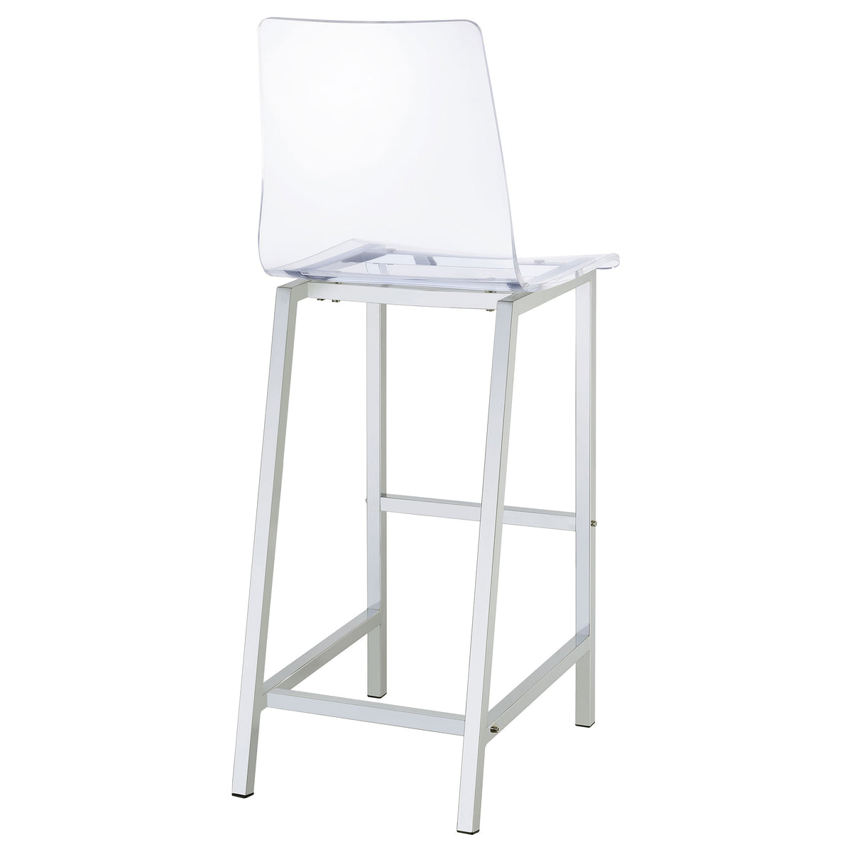 Acrylic & Chrome Bar Stool