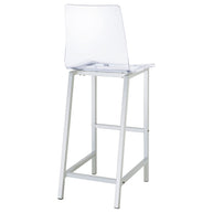 Acrylic & Chrome Bar Stool