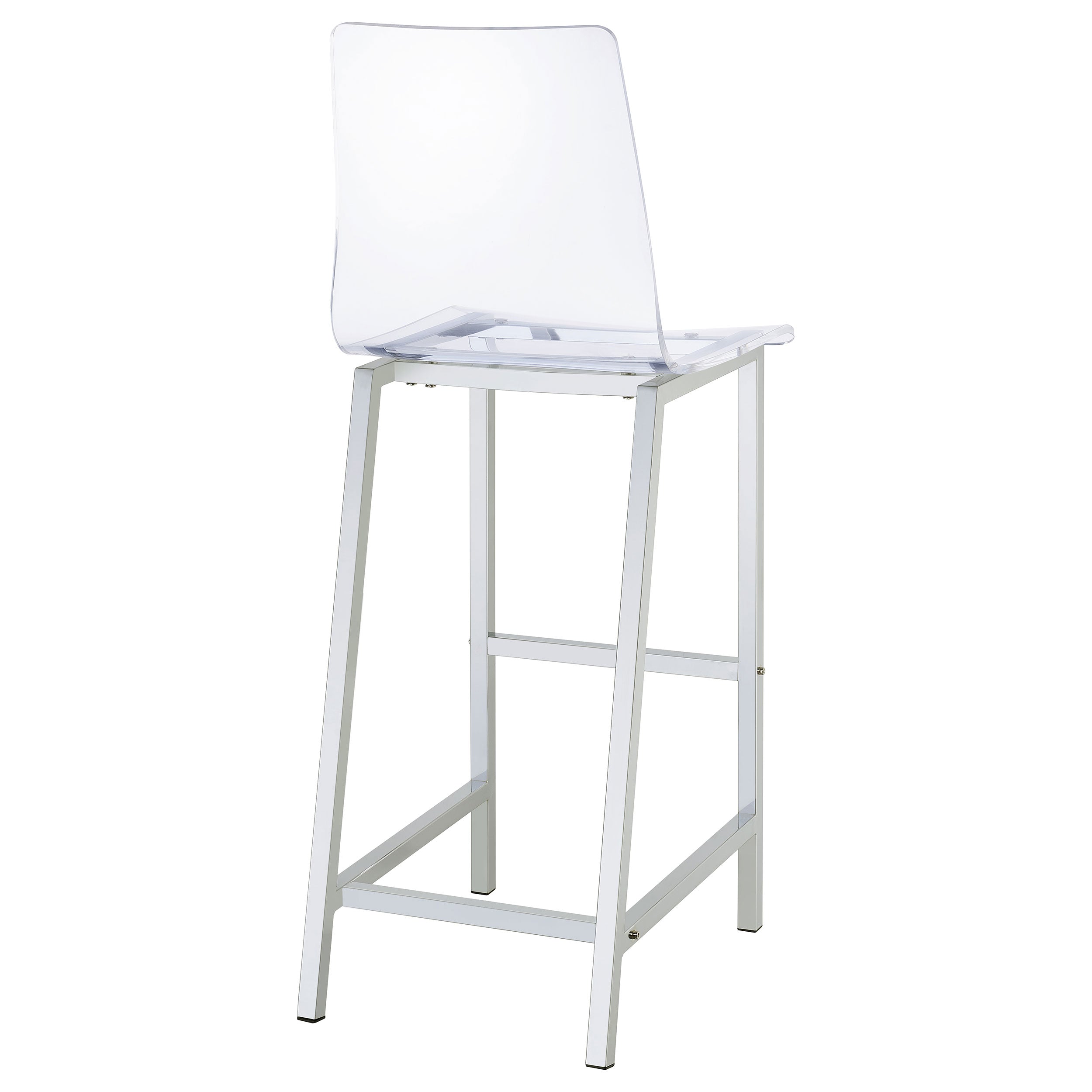 Acrylic & Chrome Bar Stool