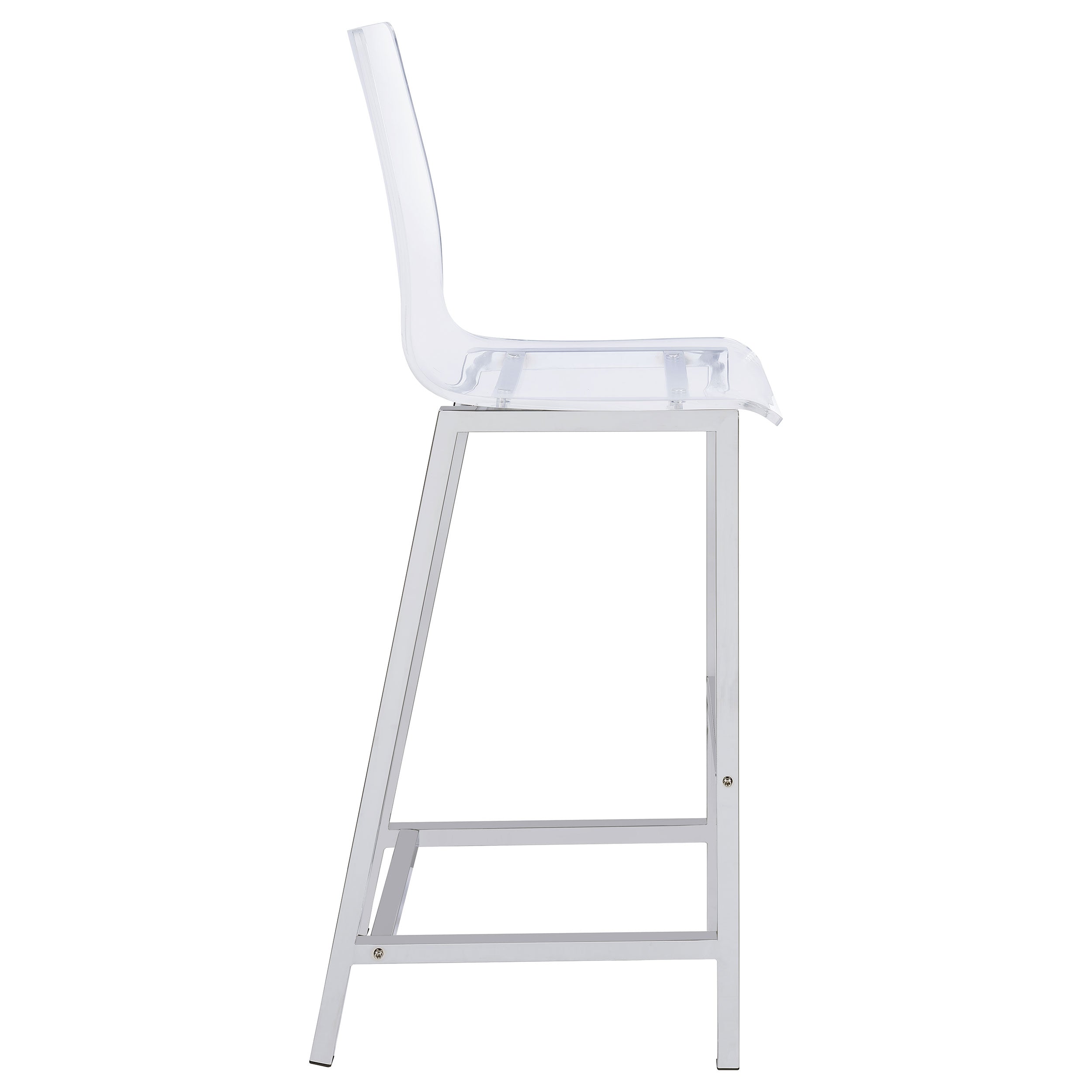 Acrylic & Chrome Bar Stool