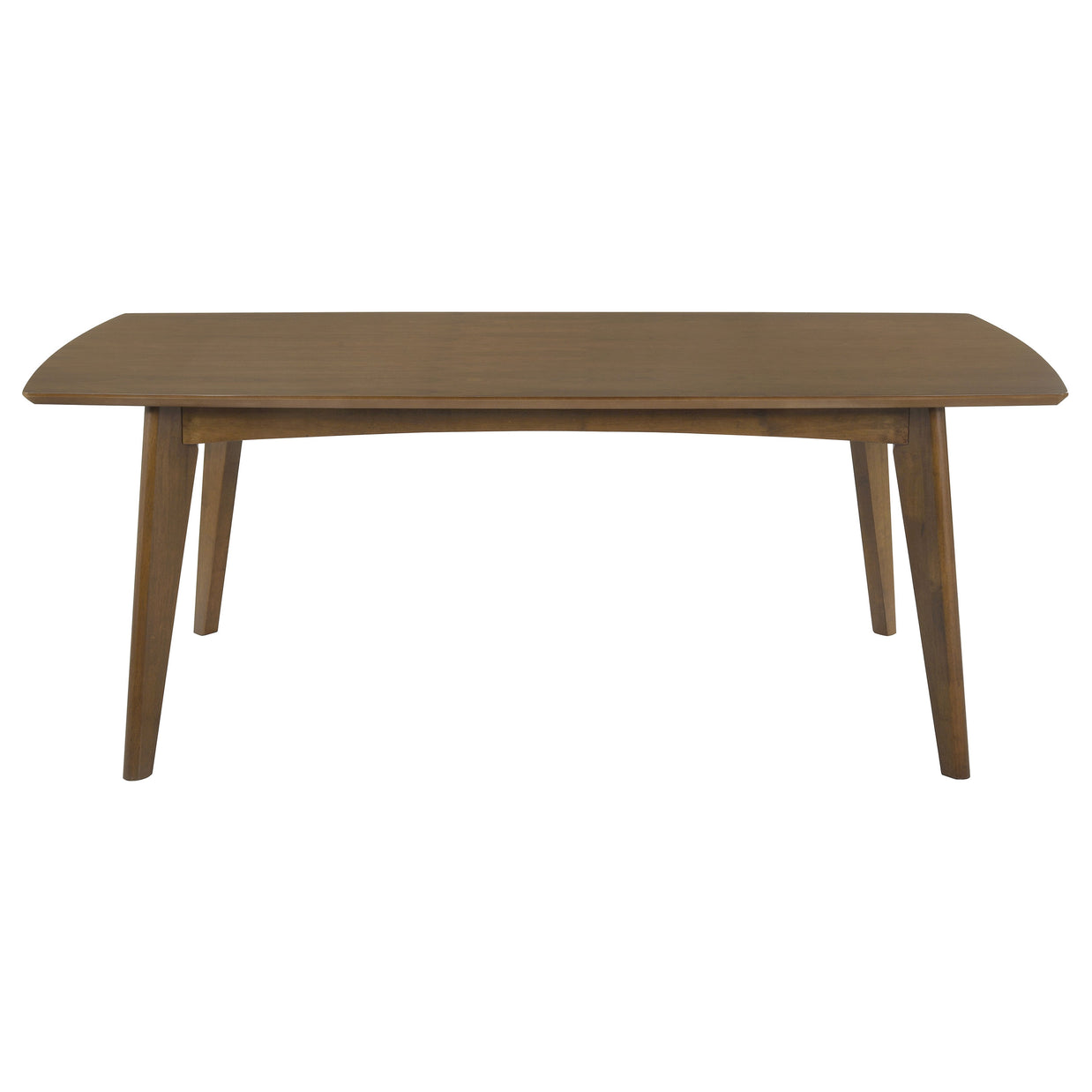Contemporary Dark Walnut Dining Table