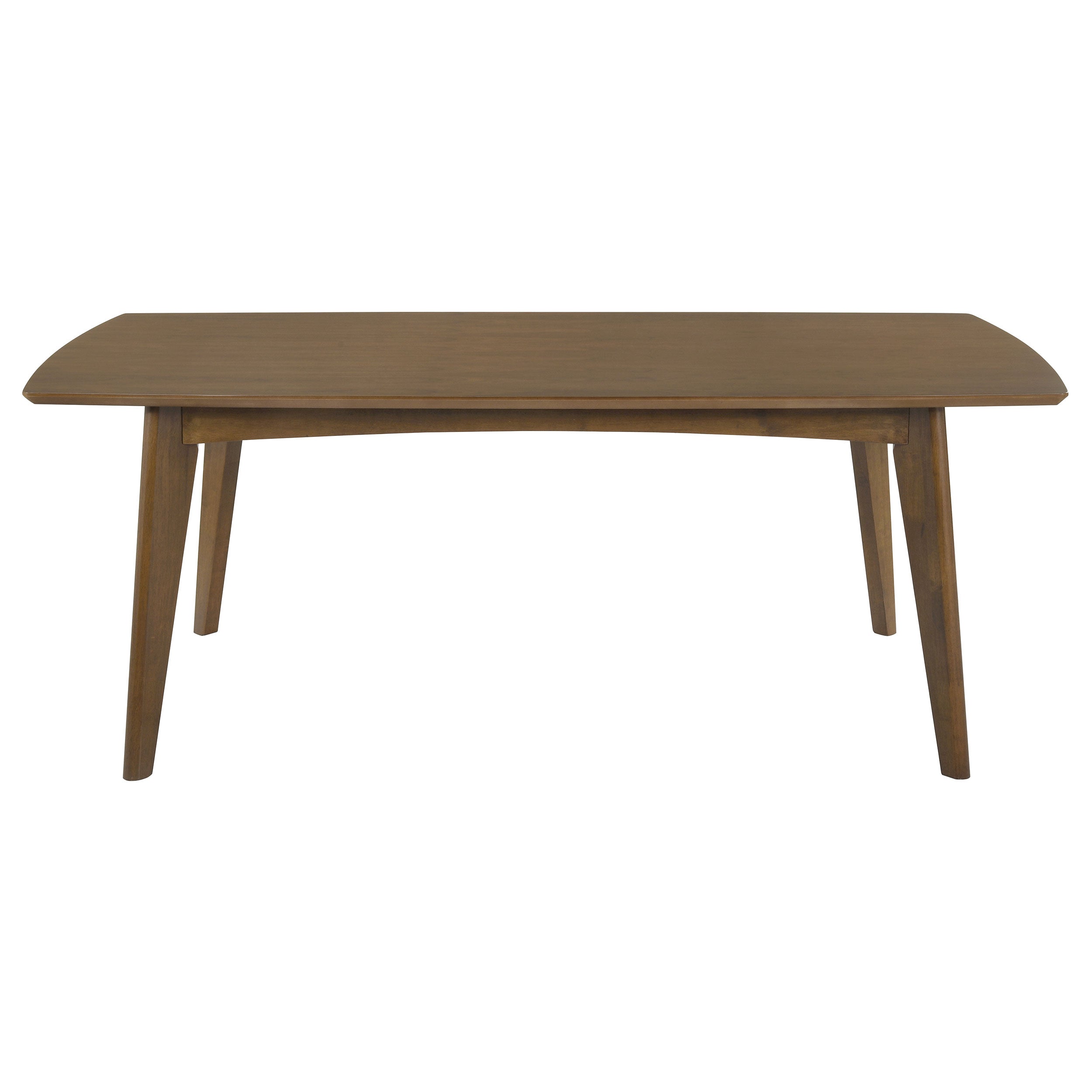 Contemporary Dark Walnut Dining Table