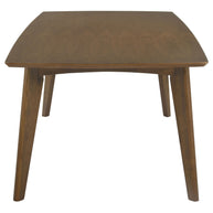 Contemporary Dark Walnut Dining Table