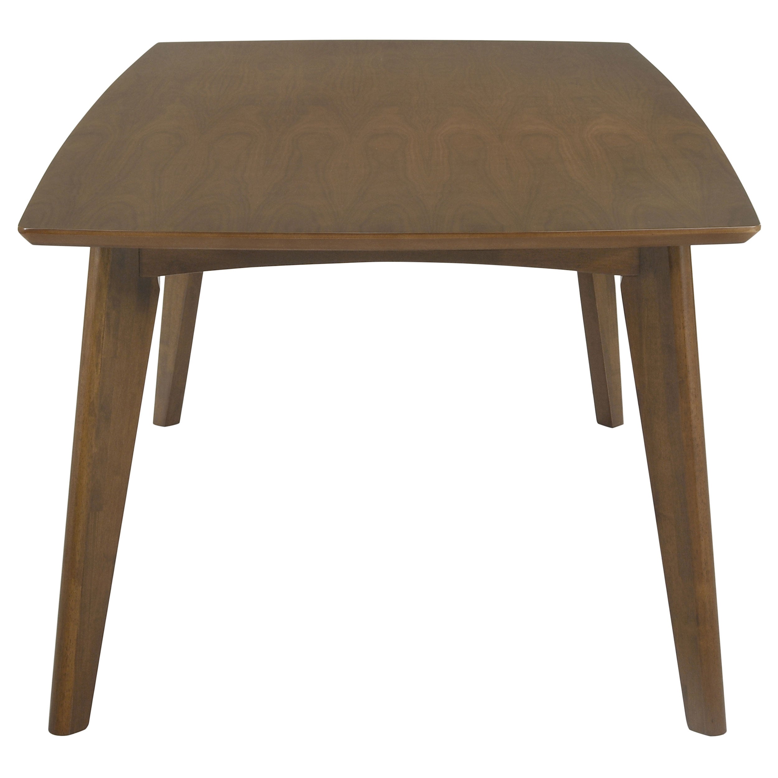Contemporary Dark Walnut Dining Table