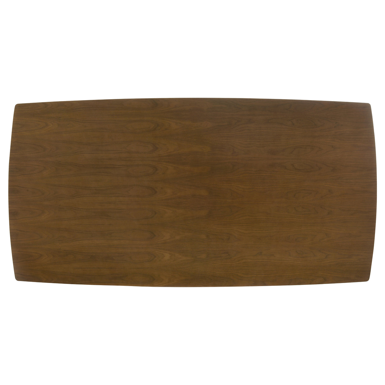 Contemporary Dark Walnut Dining Table