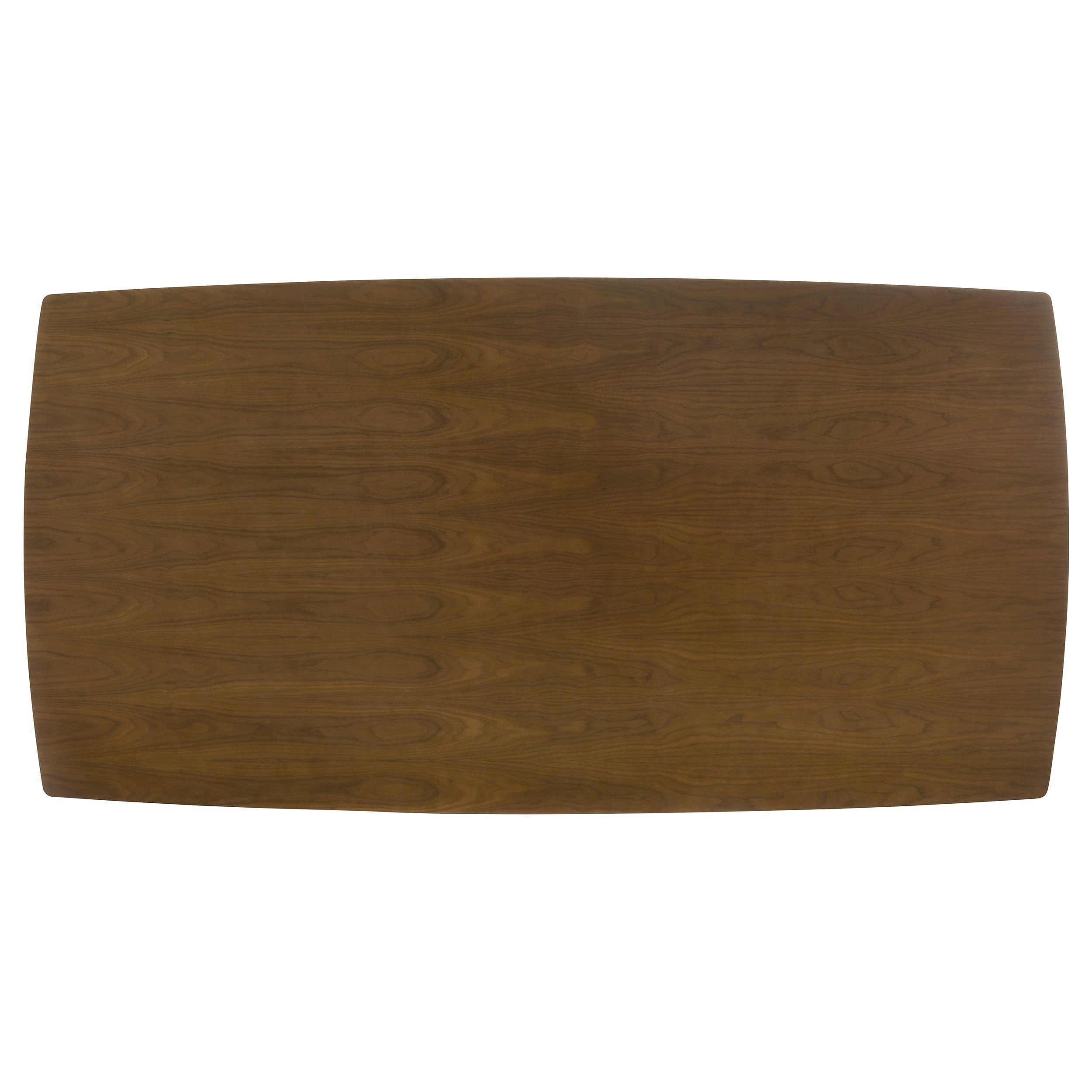 Contemporary Dark Walnut Dining Table