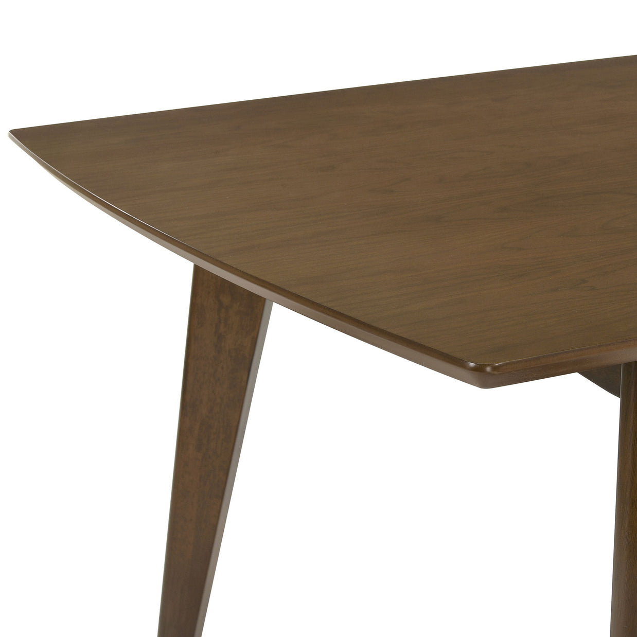 Contemporary Dark Walnut Dining Table