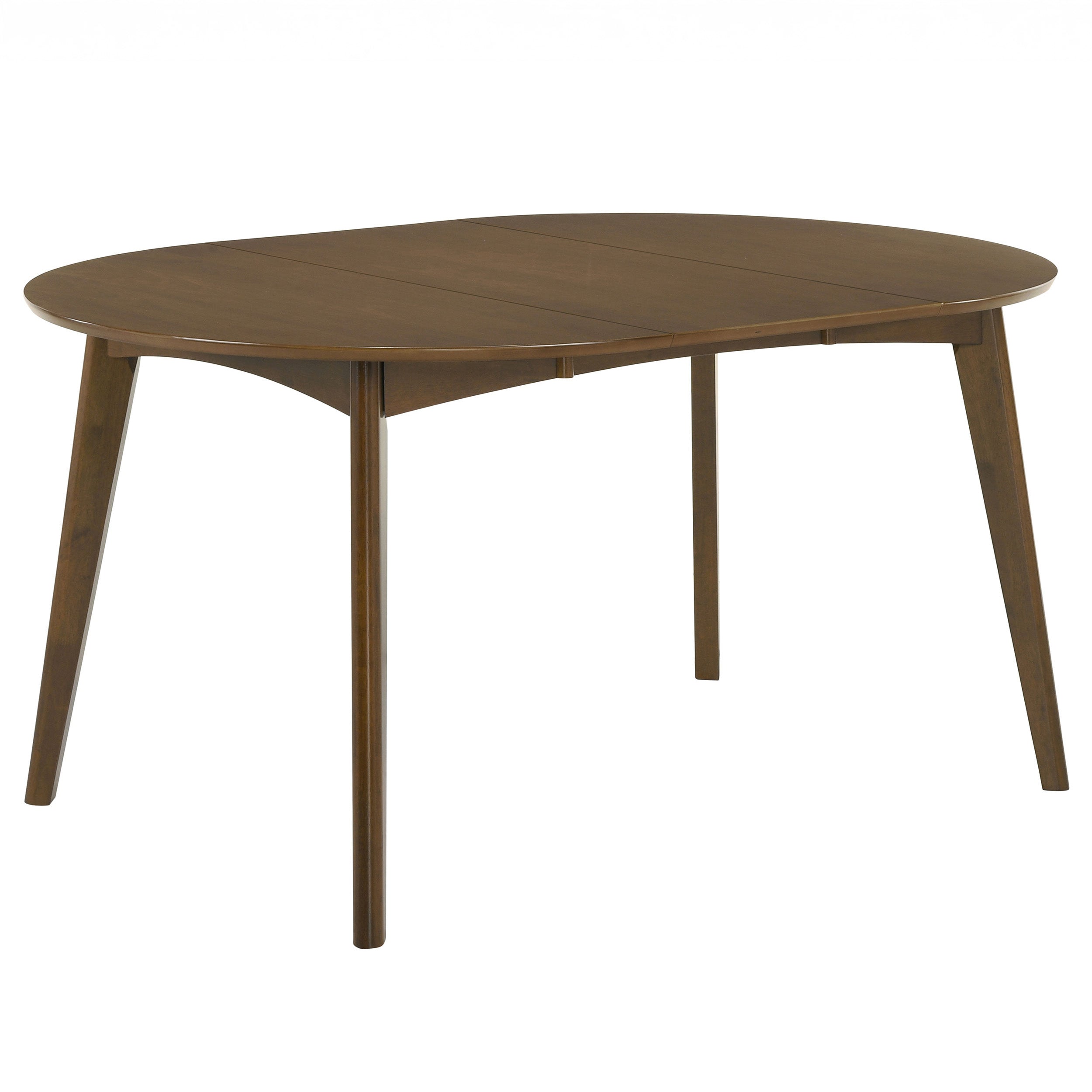 5 PC Dark Walnut Mid-Century Dining Set