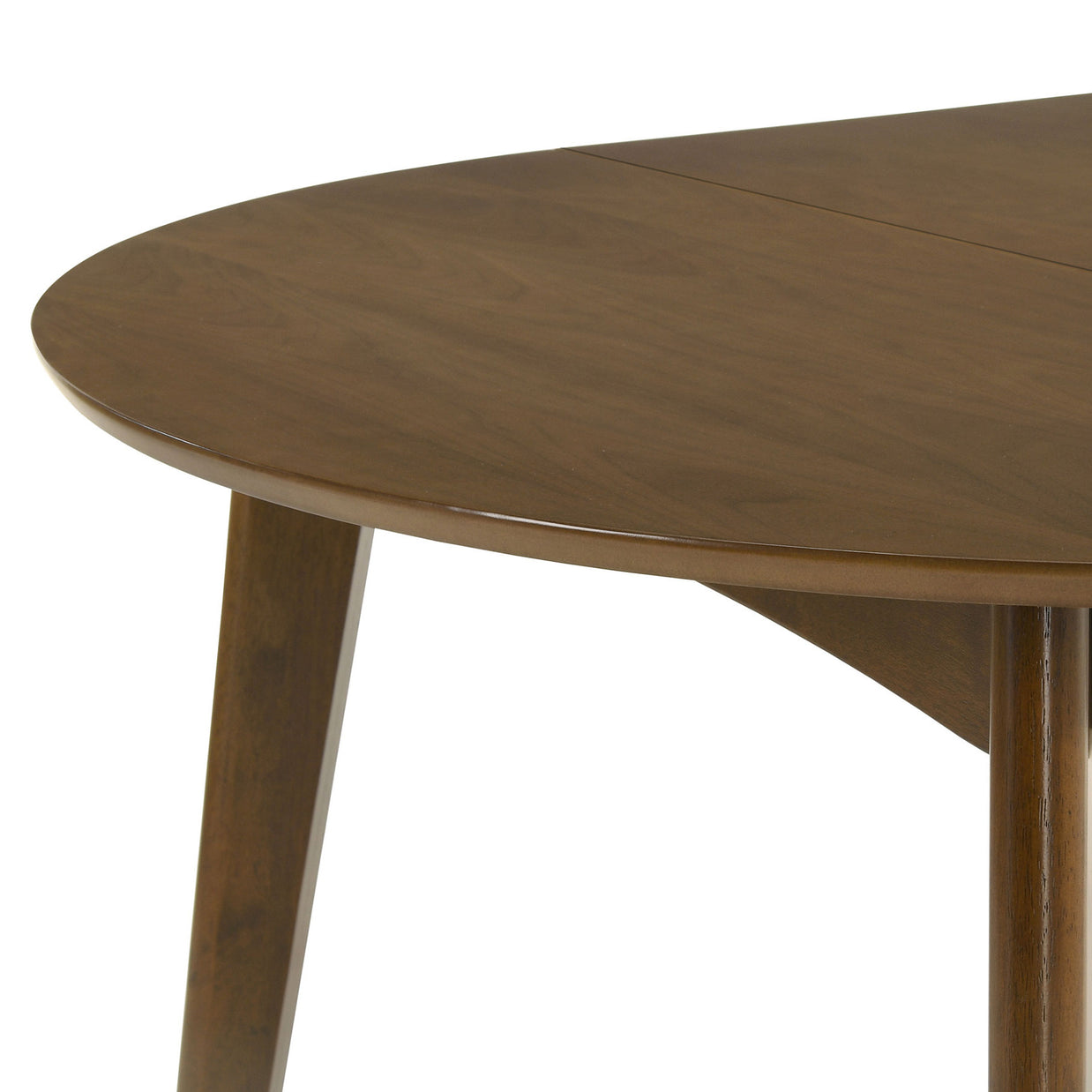 5 PC Dark Walnut Mid-Century Dining Set