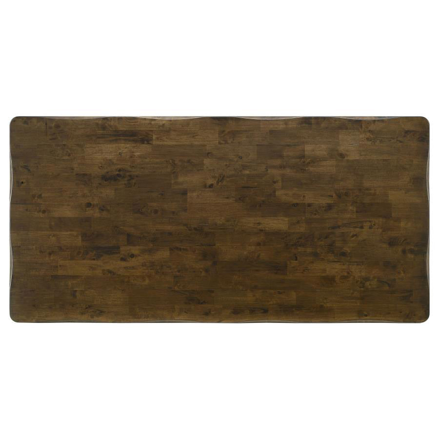 Nutmeg X-Shaped Trestle Dining Table