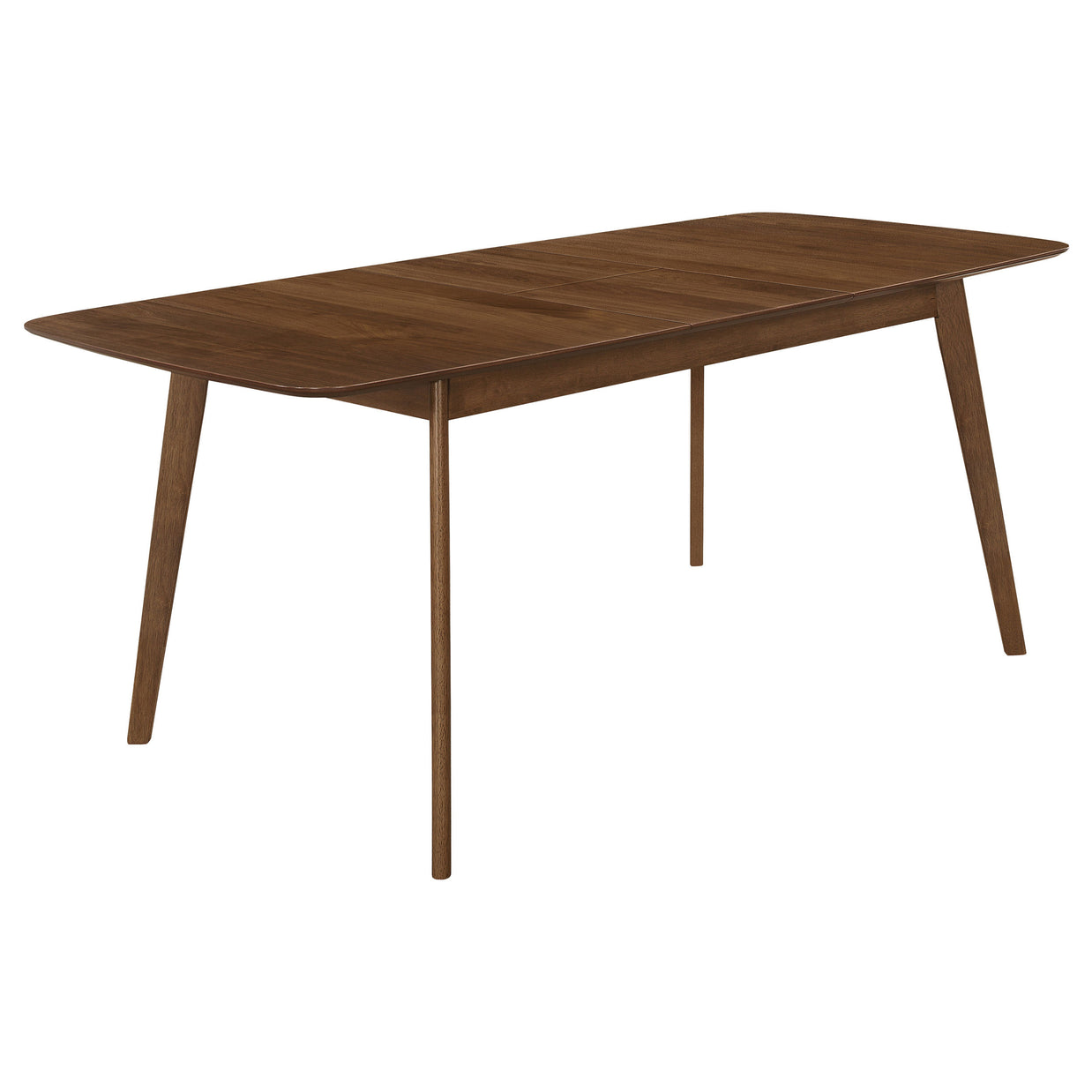 Natural Walnut Mid-Century Dining Table
