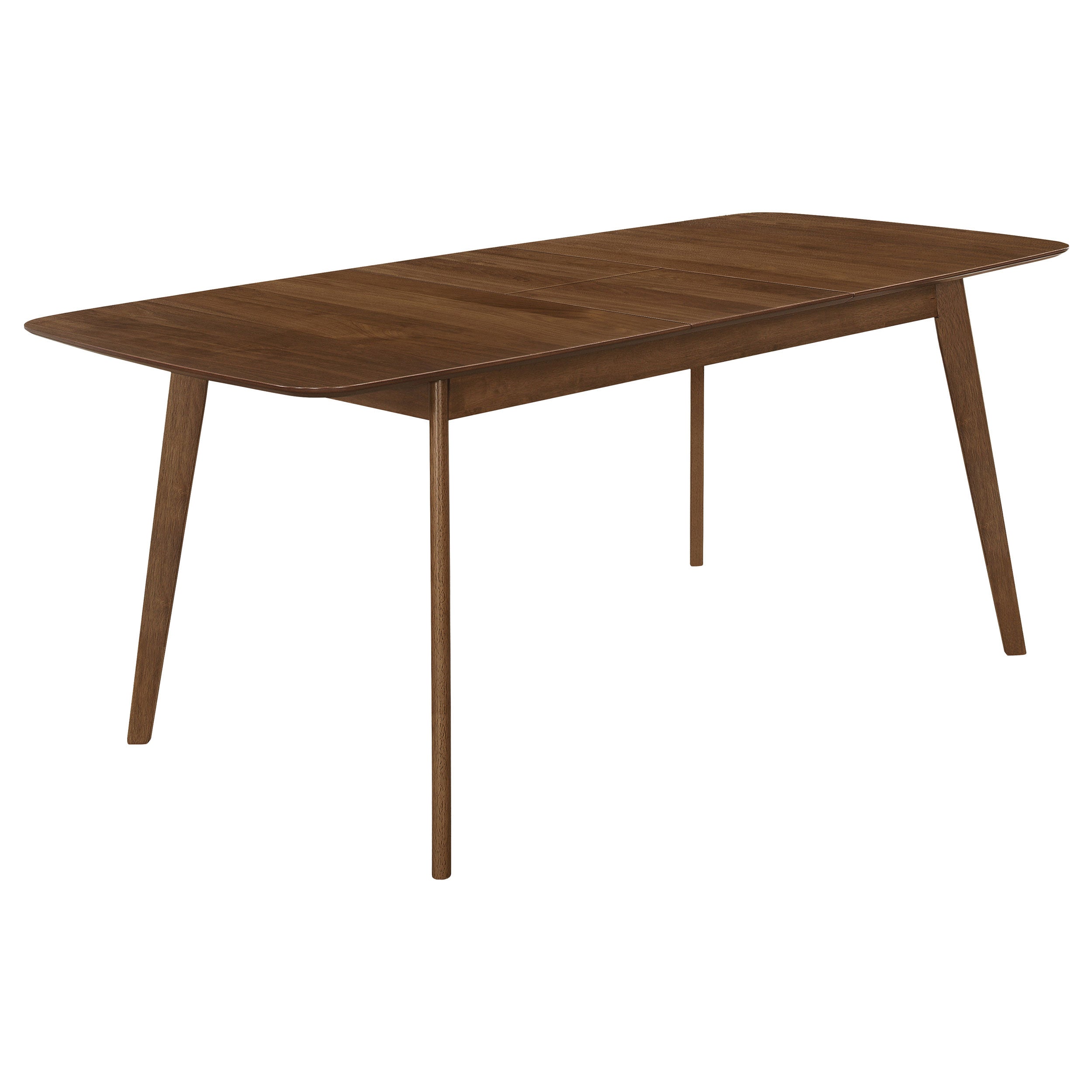 Natural Walnut Mid-Century Dining Table