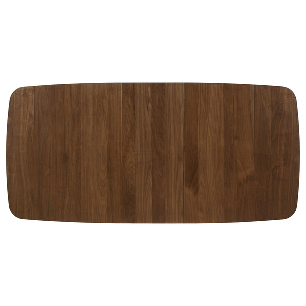 Natural Walnut Mid-Century Dining Table