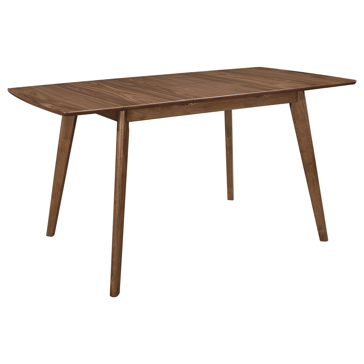 Walnut Retro-Inspired Rectangular Dining Table