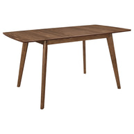 Walnut Retro-Inspired Rectangular Dining Table
