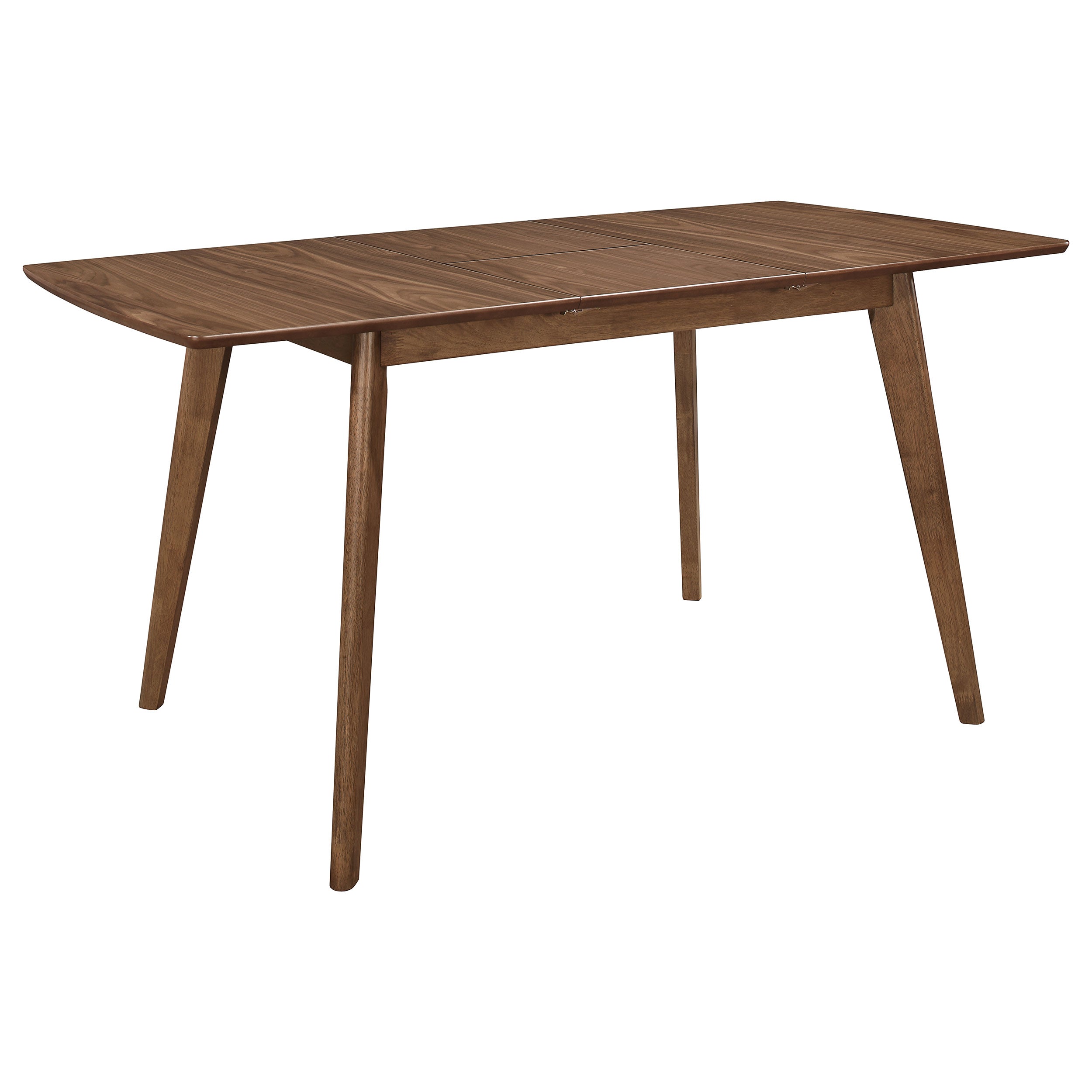 Walnut Retro-Inspired Rectangular Dining Table