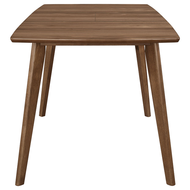 Walnut Retro-Inspired Rectangular Dining Table