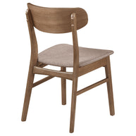 Walnut Finish Dining Chair Set