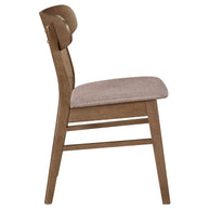 Walnut Finish Dining Chair Set