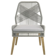 Gray Woven Rope Dining Chairs - Set Of 2