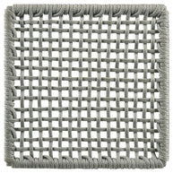 Gray Woven Rope Dining Chairs - Set Of 2