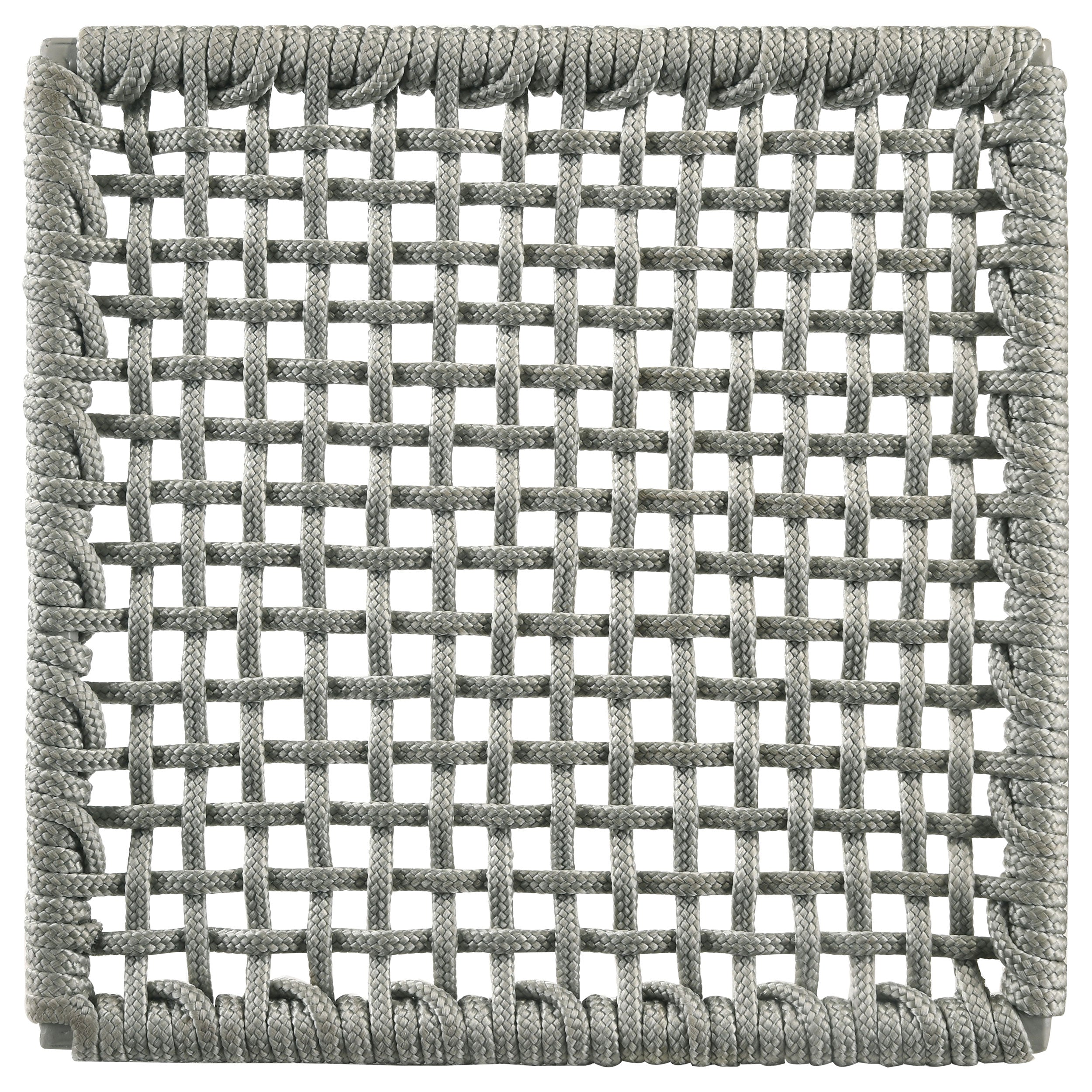 Gray Woven Rope Dining Chairs - Set Of 2
