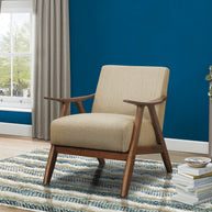 Mid-Century Upholstered Accent Chair