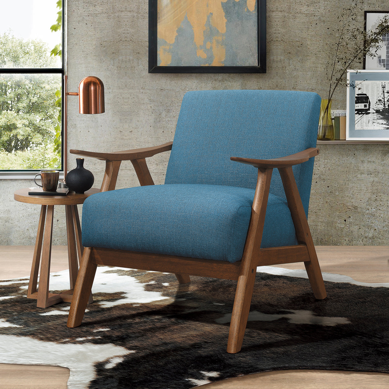 Mid-Century Upholstered Accent Chair