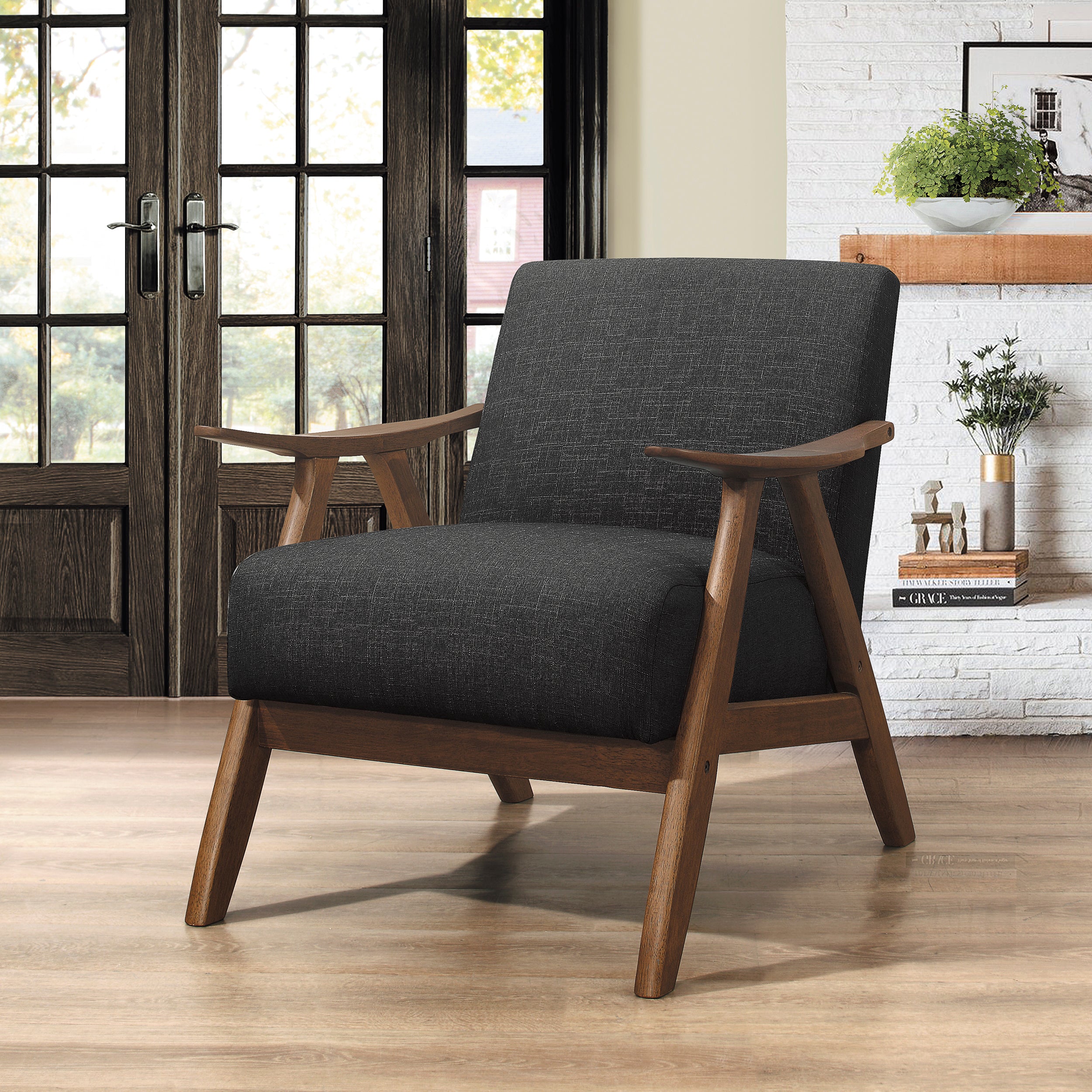 Mid-Century Upholstered Accent Chair
