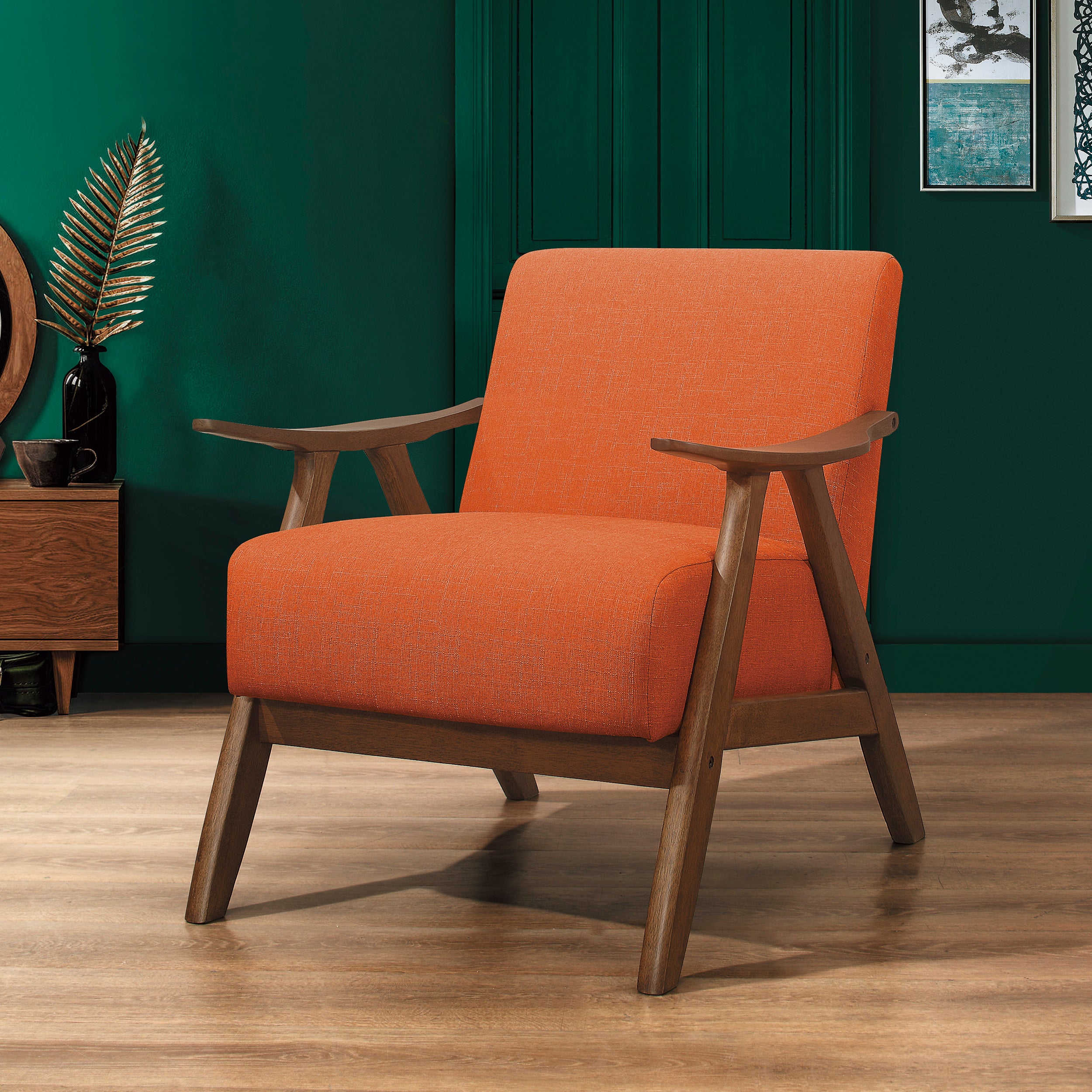 Mid-Century Upholstered Accent Chair