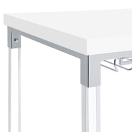 47-Inch Acrylic Leg Bar Table