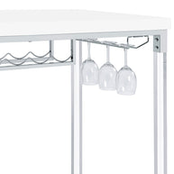 47-Inch Acrylic Leg Bar Table