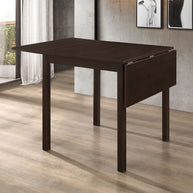 Cappuccino Drop-Leaf Dining Table