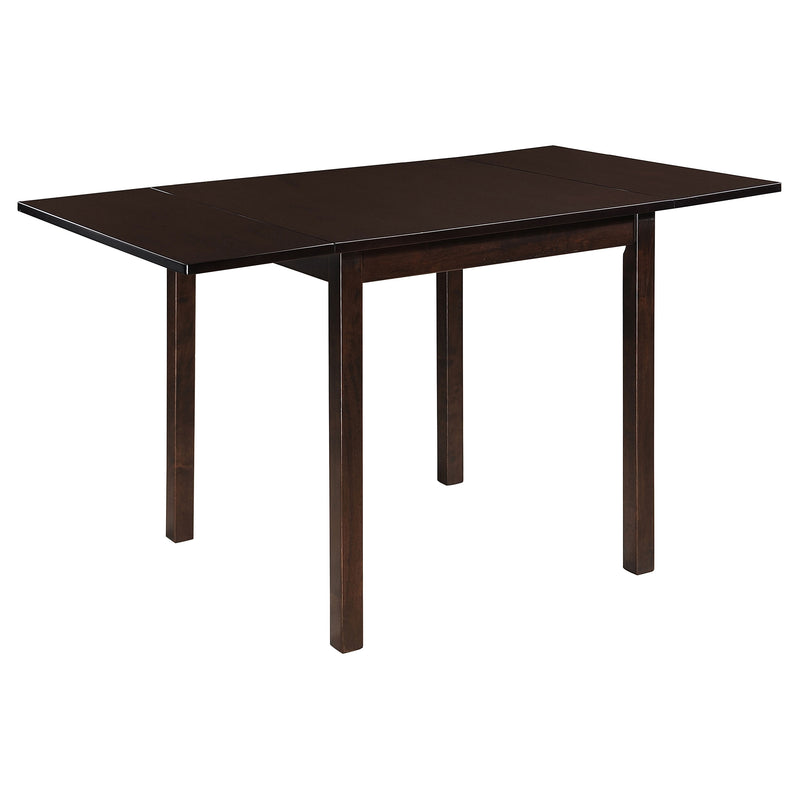 Cappuccino Drop-Leaf Dining Table