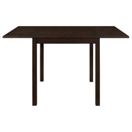 Cappuccino Drop-Leaf Dining Table
