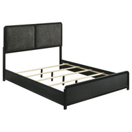 Modern Charcoal Upholstered 5PC Bedroom Set