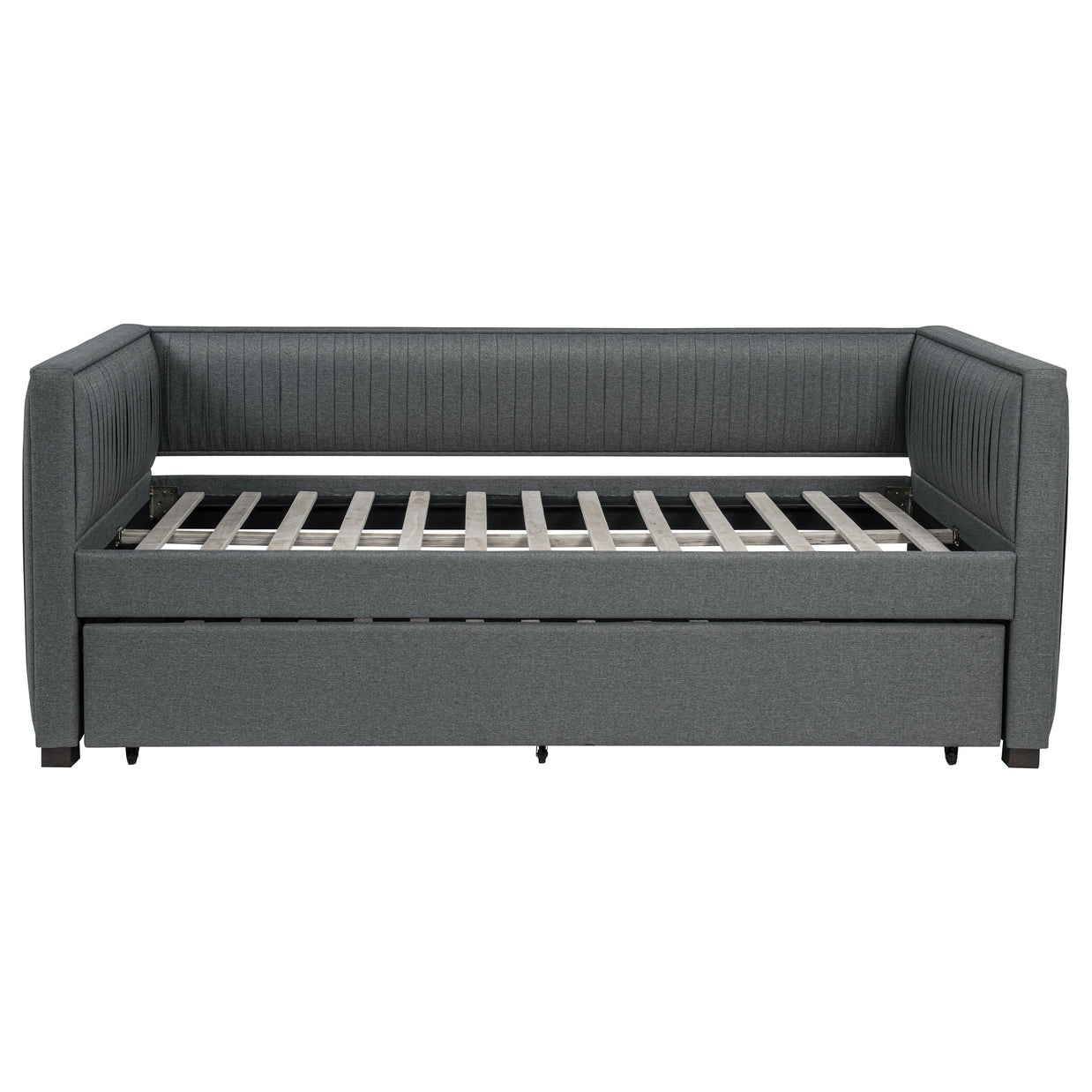 Modern Gray Upholstered Twin Daybed