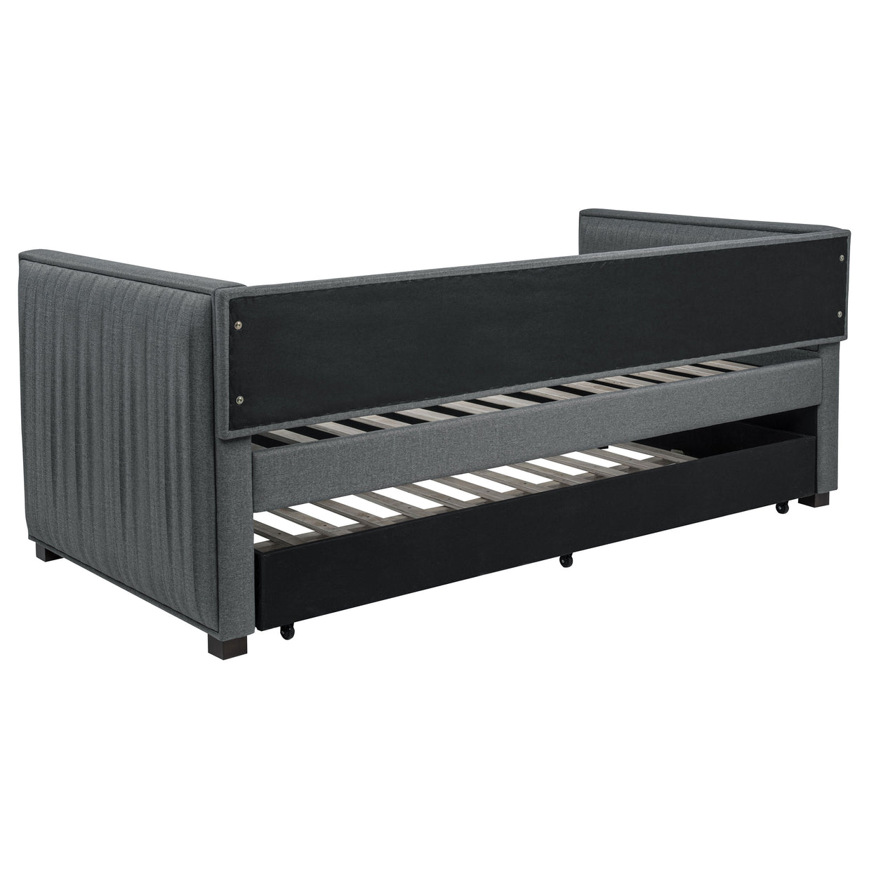 Modern Gray Upholstered Twin Daybed