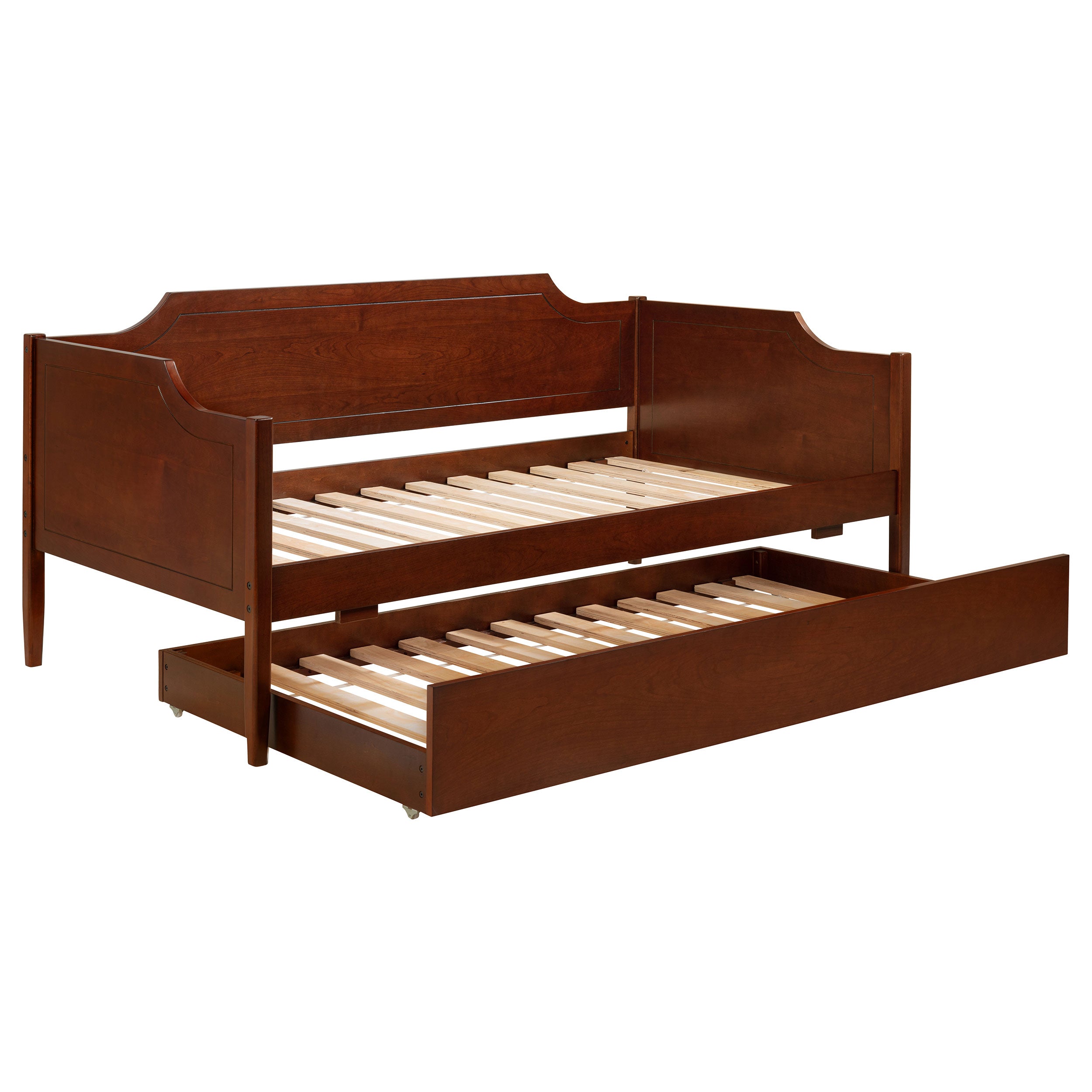 Cherry Twin Daybed with Pull-Out Trundle