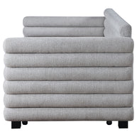 Modern Bouclé Twin Daybed with Twin Trundle