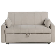 Bouclé Upholstered Sleeper Sofa Bed with Pull-Out Bed