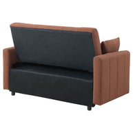 Bouclé Upholstered Sleeper Sofa Bed with Pull-Out Bed