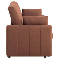 Bouclé Upholstered Sleeper Sofa Bed with Pull-Out Bed