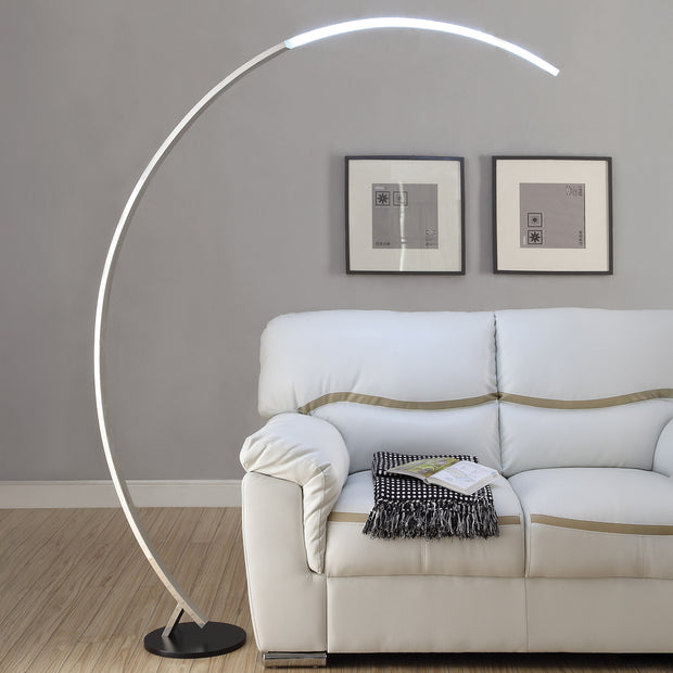 Modern 75" Curved LED Floor Lamp