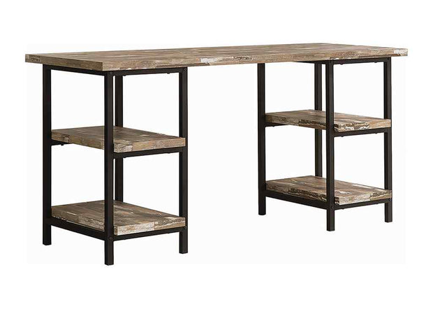 4-Shelf Salvaged Cabin Writing Desk